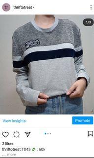Crewneck Patch kombinasi rajut