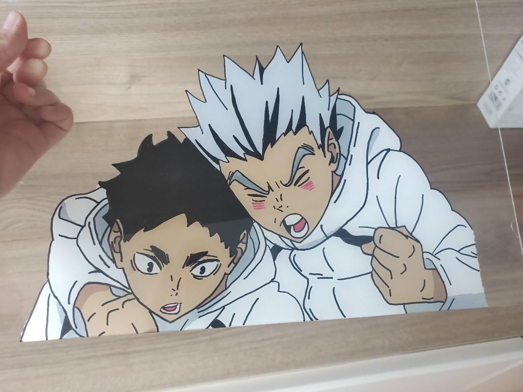 Anime glass painting