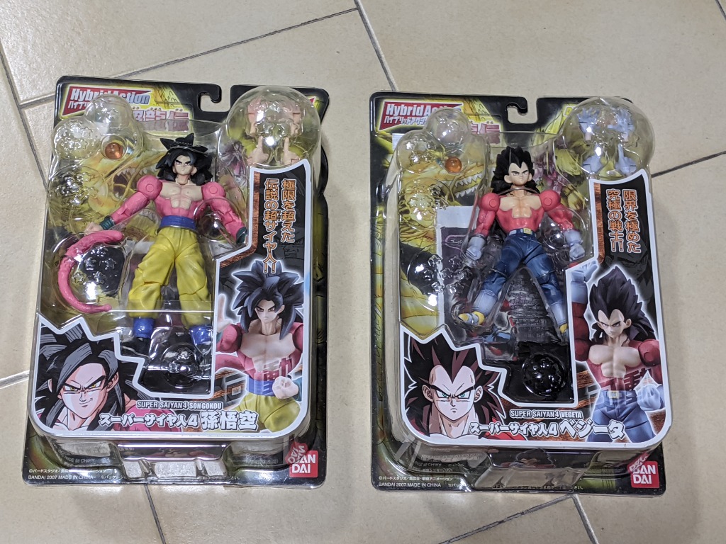 Dragon Ball Z Hybrid Action Figure SS4 Goku & SS4 Vegeta, Hobbies