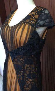 Dress brown arabic