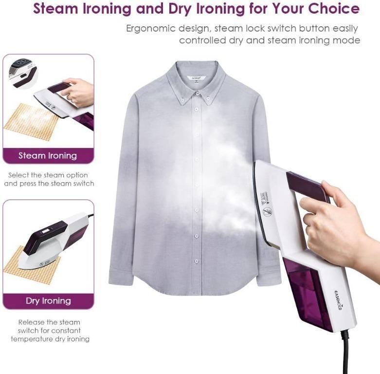 Easehold 2 in 1 Garment Steamer and Ironing Set LS535 Horizontal and