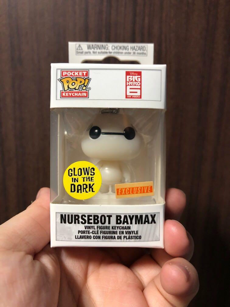 Baymax glow in the dark pop top