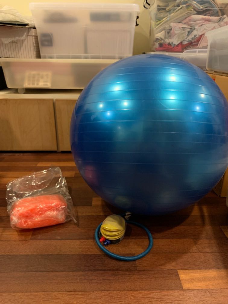 Orange yoga ball shop