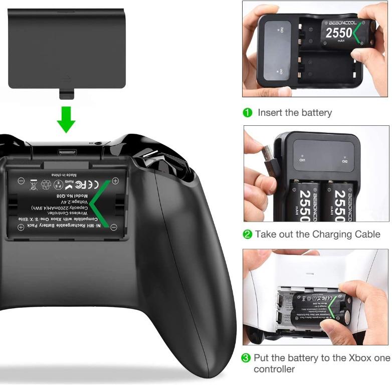 FreeDelivery Battery Pack for Xbox One Controller/Xbox Series X/S 