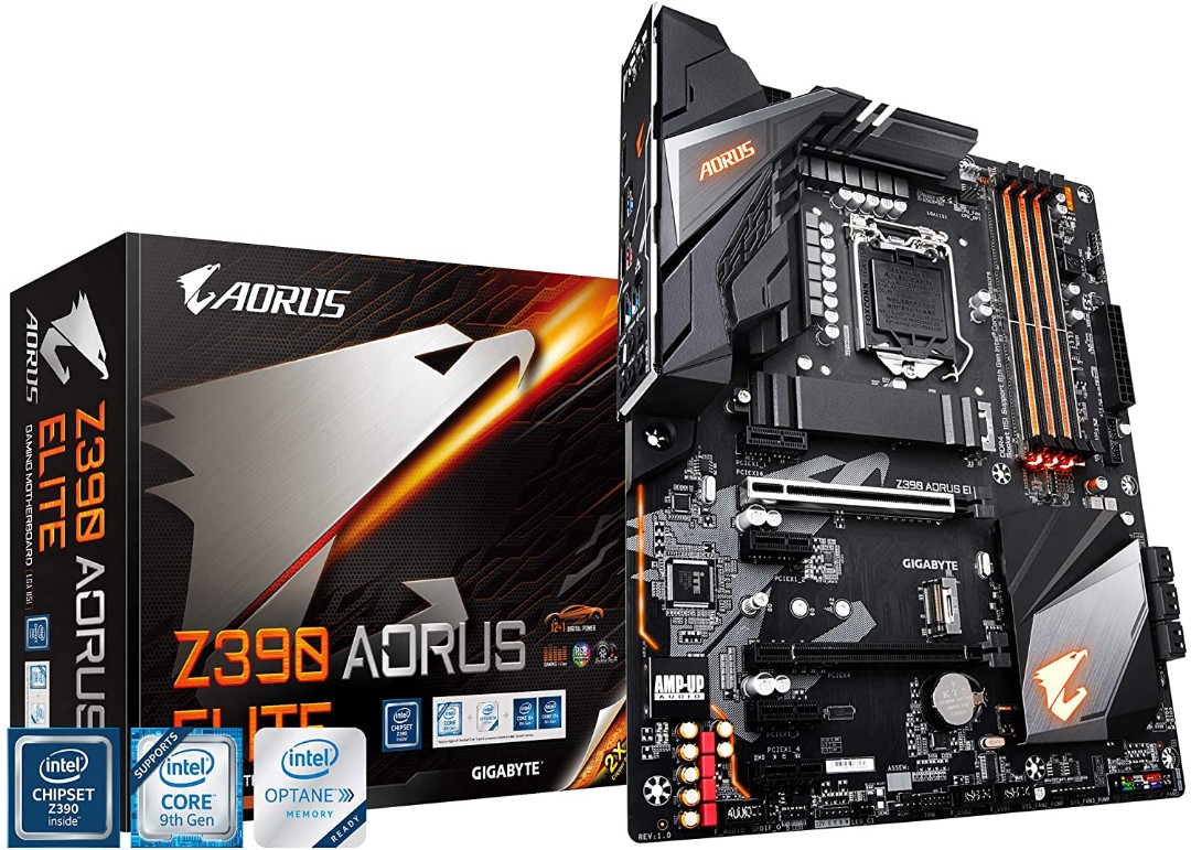 gigabyte z390 aorus elite 底板rgb, 電腦＆科技, 手提電腦- Carousell