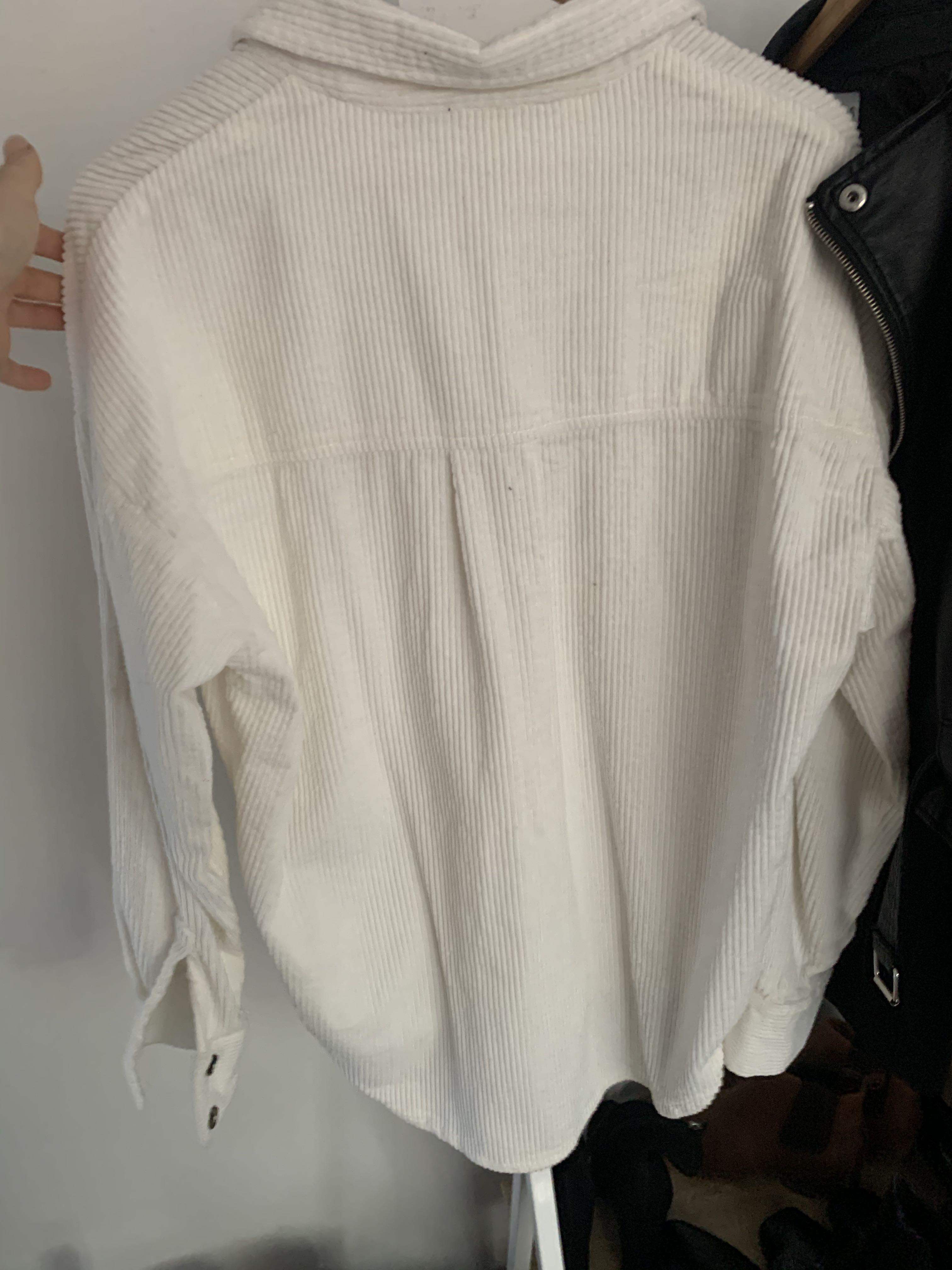 Glassons Longline Cord Jacket White Women s Fashion Clothes on