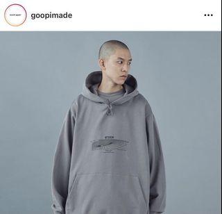 Goopimade x wisdom hoodie grey 灰色3號