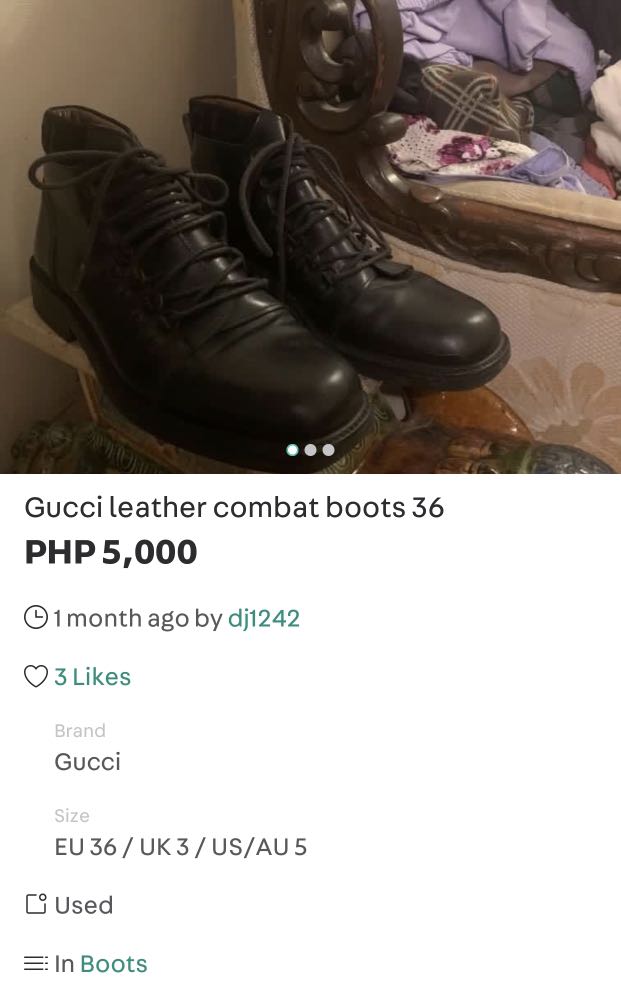 gucci combat