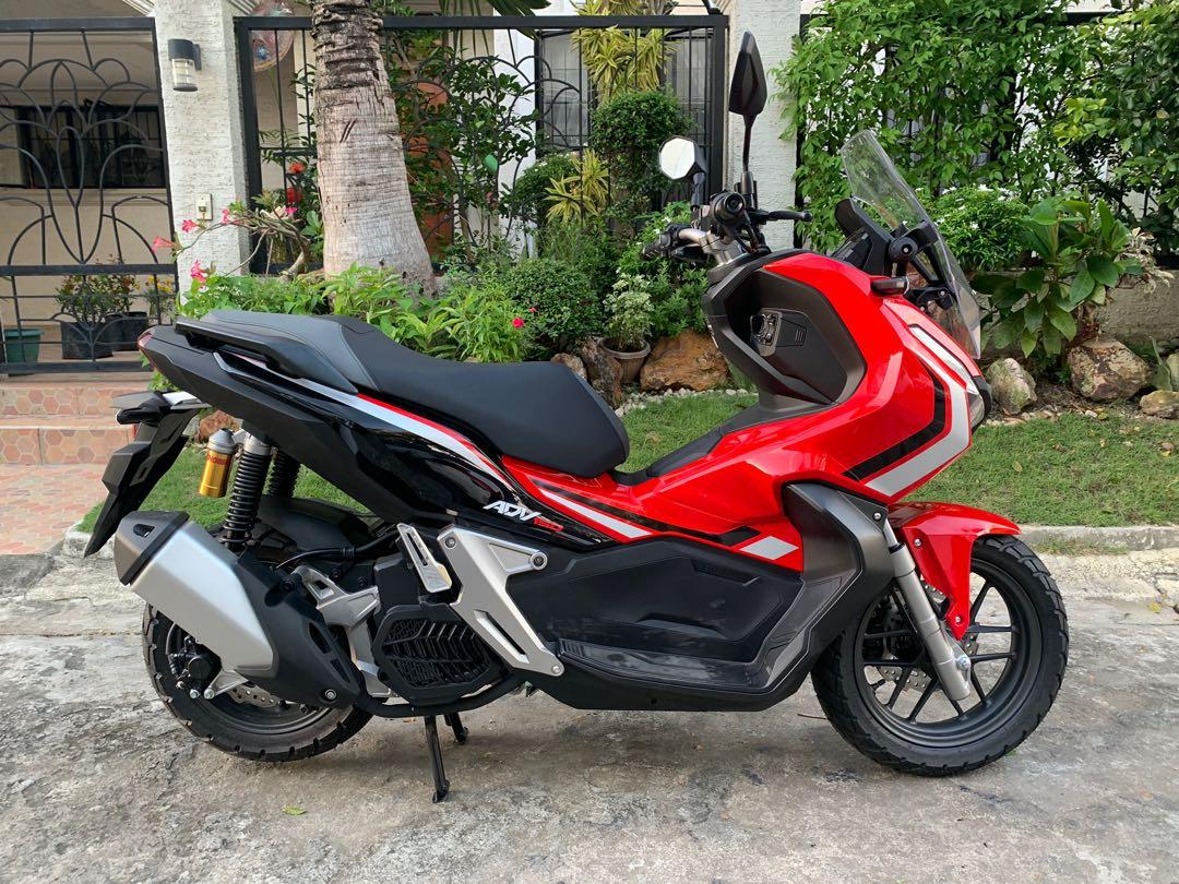 Honda adv 150 (red), Motorbikes, Motorbikes for Sale on Carousell