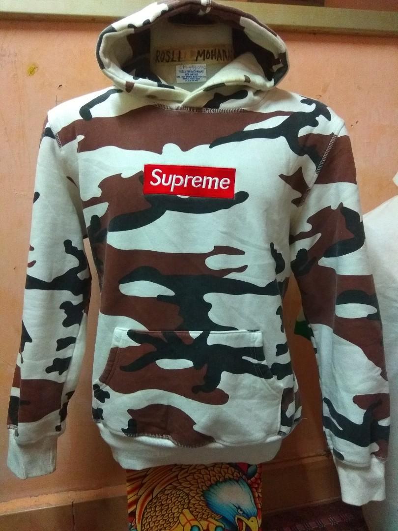 Urban camo supreme hoodie on sale