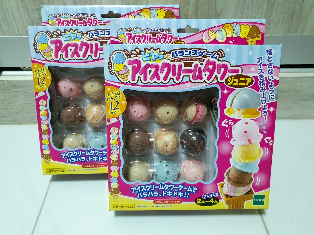 Ice Cream Stacking Game (EPOCH), Hobbies & Toys, Toys & Games on Carousell