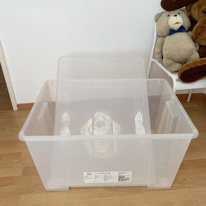 IKEA Large Storage Box with Lid and Wheels, Furniture & Home Living, Home Improvement