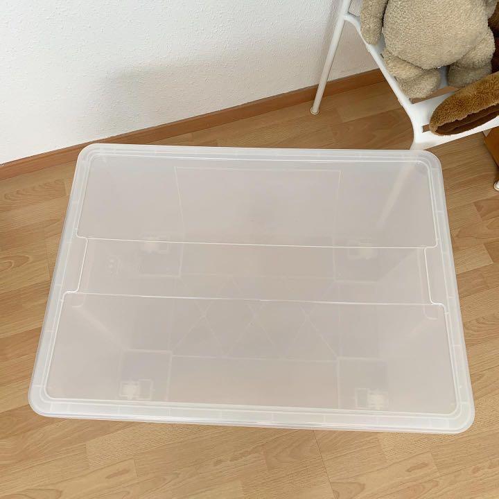 IKEA Large Storage Box with Lid and Wheels, Furniture & Home Living, Home Improvement