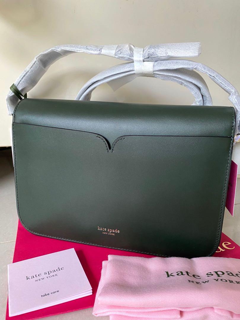 Kate Spade Nicola Twistlock Small Shoulder Bag REVIEW: a blog review of the small  Nicola twistlock bag by Kate Spade in the Deep Evergreen bicolor style.
