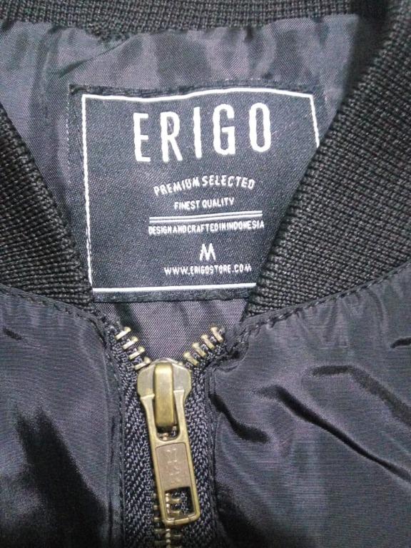 Jaket Bomber Erigo Fesyen Pria Pakaian Baju Luaran Di Carousell