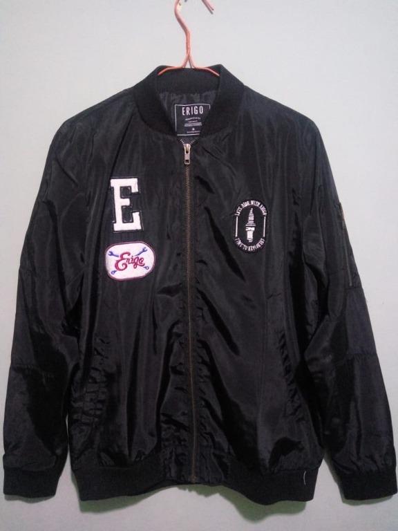 Jaket Bomber Erigo Fesyen Pria Pakaian Baju Luaran Di Carousell
