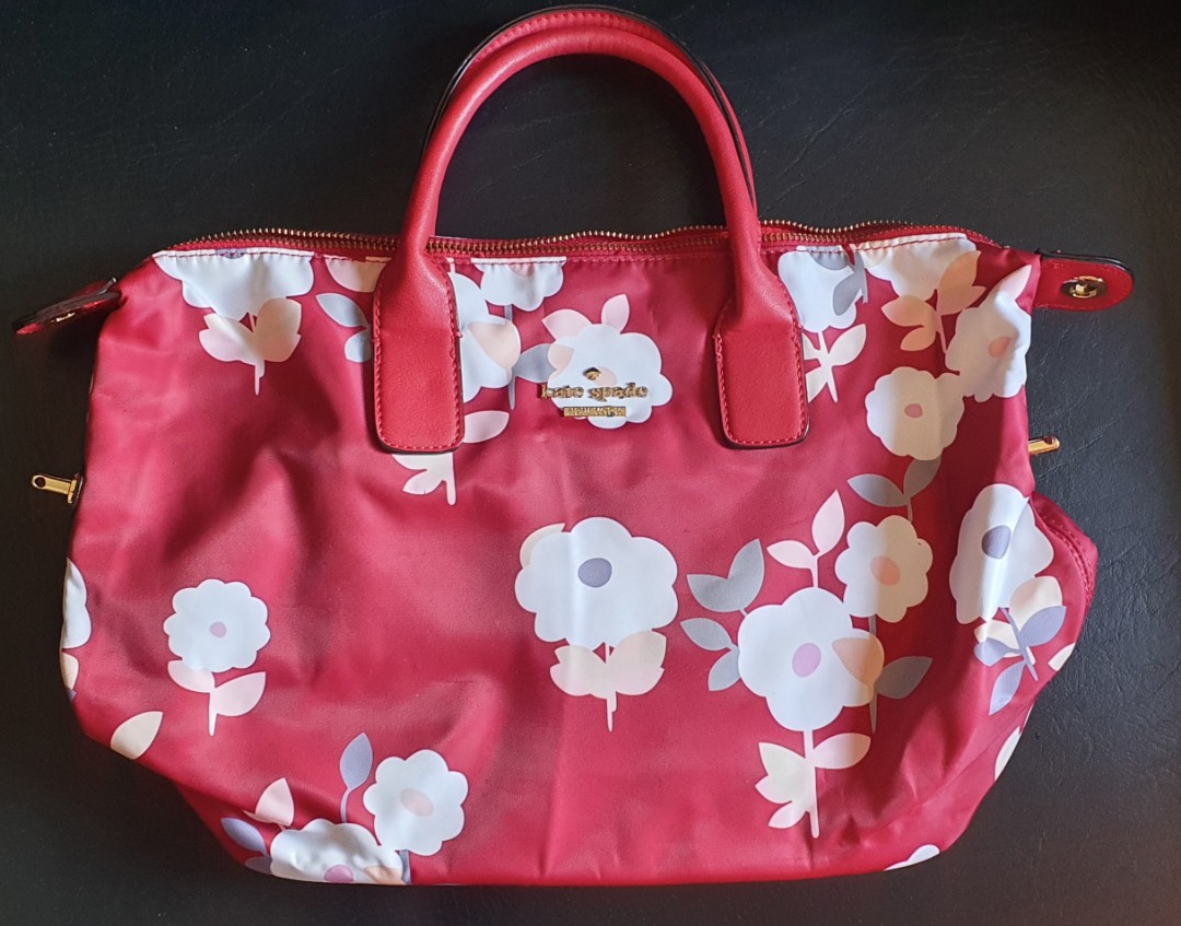 kate spade floral tote bag