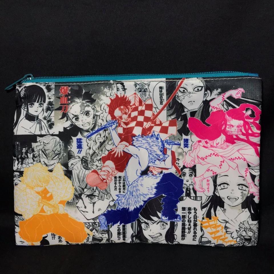 Kimetsu No Yaiba Demon Slayer Jump Shop Flat Pouch 6 7 X9 8 Php 500 Hobbies Toys Toys Games On Carousell