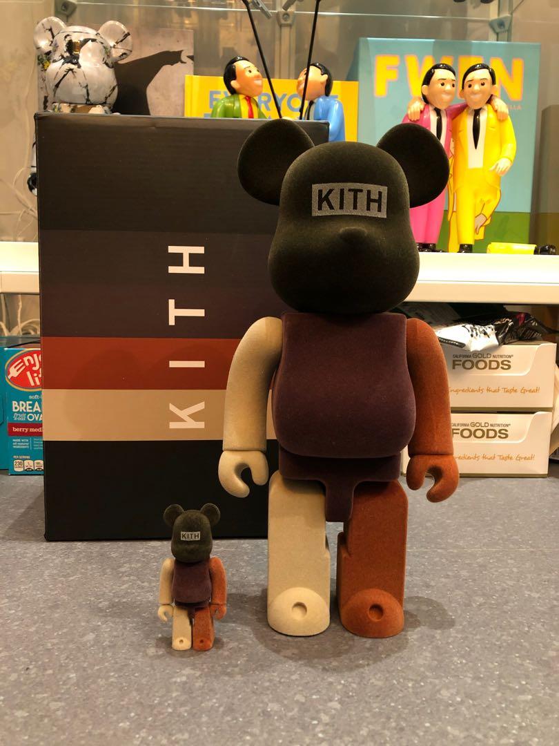 Kith bearbrick be@rbrick 400% 100% set, 興趣及遊戲, 玩具& 遊戲類