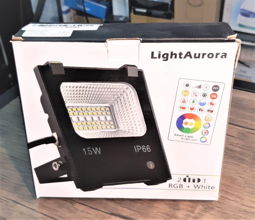LED Flood Lights RGB Color Changing 100W Equivalent Outdoor, 15W Bluetooth  Smart Floodlights RGB APP Control, IP66 Waterproof, Timing, 2700K16  Million Colors 20 Modes for Garden Stage Lighting, Furniture  Home Living,