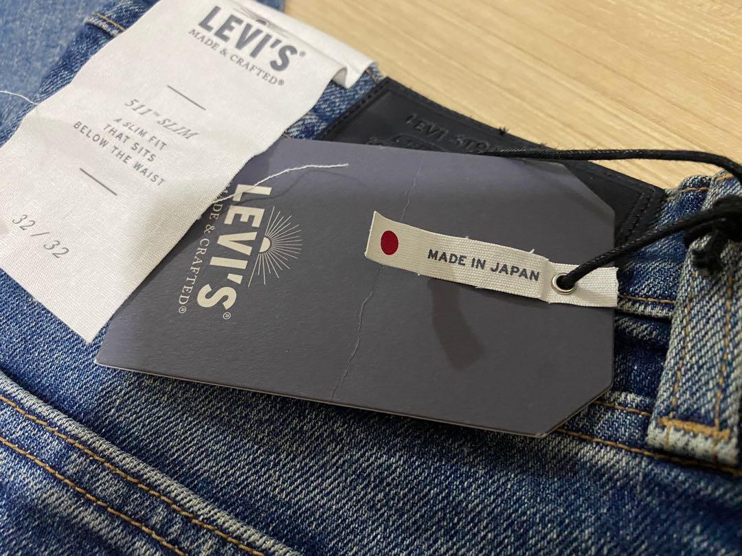 Levi's 511 Selvedge denim jeans Japan Made 32”, Men's Fashion, Bottoms,  Jeans on Carousell