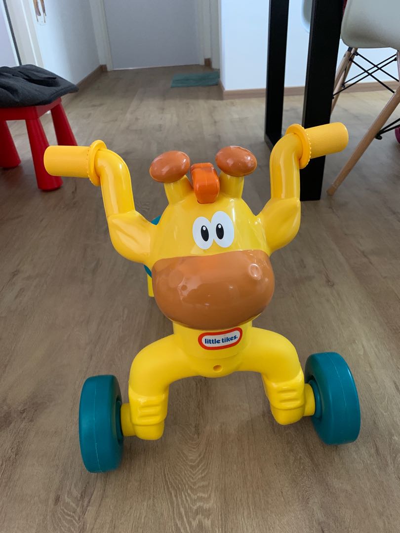 Little Tikes Giraffe Trike, Babies & Kids, Toys & Walkers on Carousell