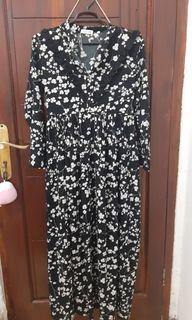 Long dress vintage - black