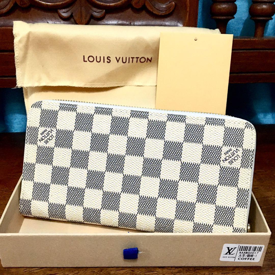 LV wallet white, Luxury, Bags & Wallets on Carousell