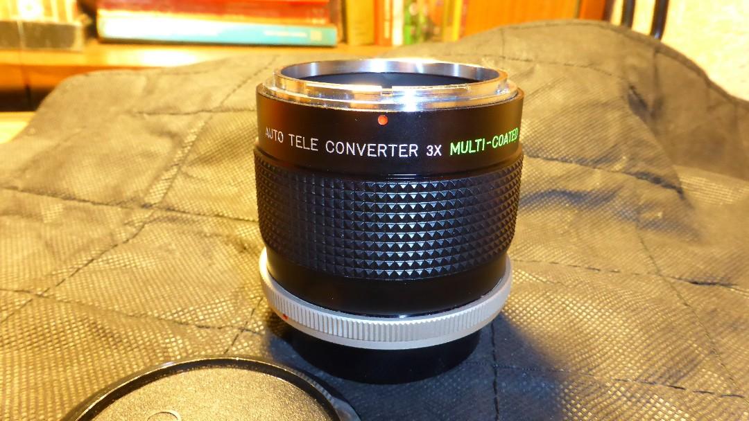 M.R.K. 3x Auto Teleconverter Lens (Category: Lens & Kits) located in Paranaque City. Submitted by kutoi.ancheta (Listing ID 1056044496, Image 1). Description: M.R.K. Auto Teleconverter Lens 📸 3x teleconverter for Canon FD lenses made in Japan ☝️ package includes: ✅ lens ✅ front and rear caps ☝️condition: ready to use! ☝️very lite dust specks, no noticeable haze and fungus! ✔️ lite and compact, ✔️ metal and plastic exterior, ✔️ 8/10 cosmetics wit