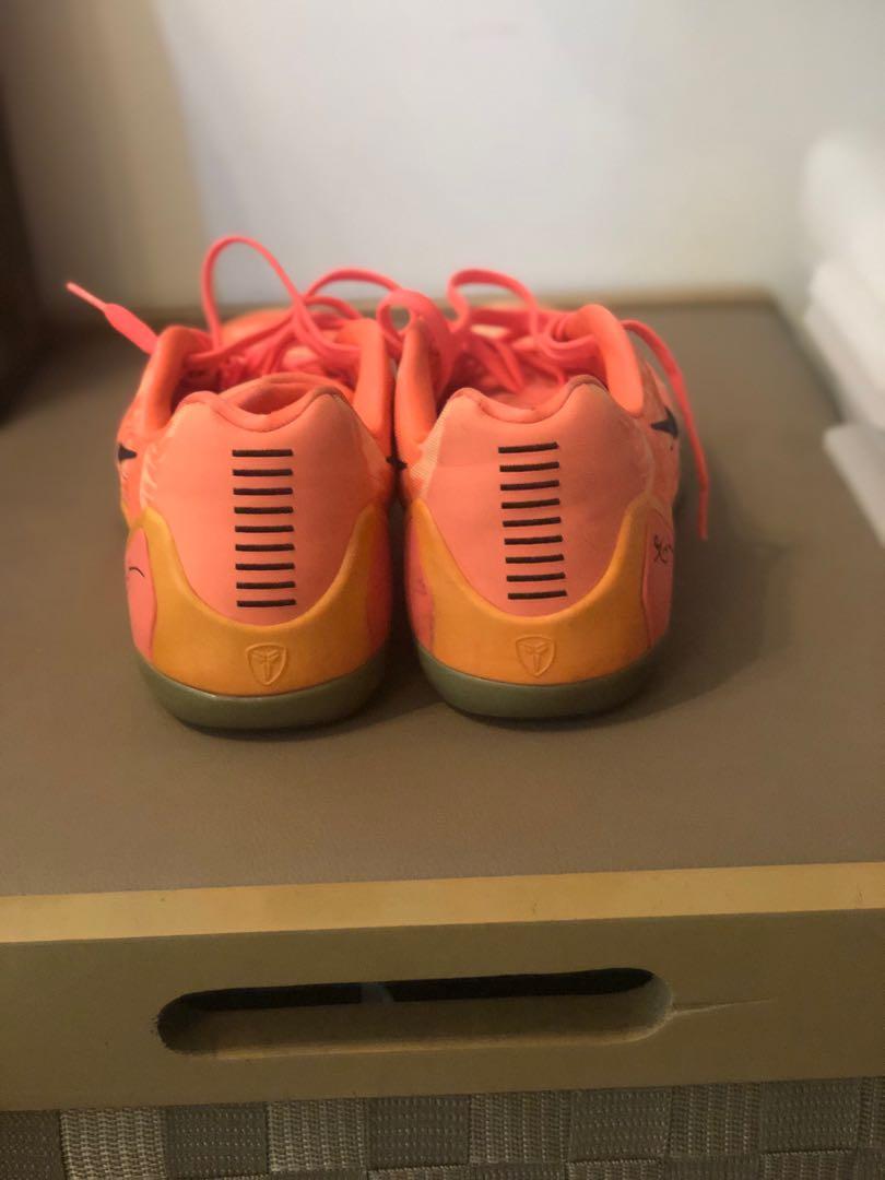 Nike Kobe 9 Bright Mango, Men'S Fashion, Footwear, Sneakers On Carousell