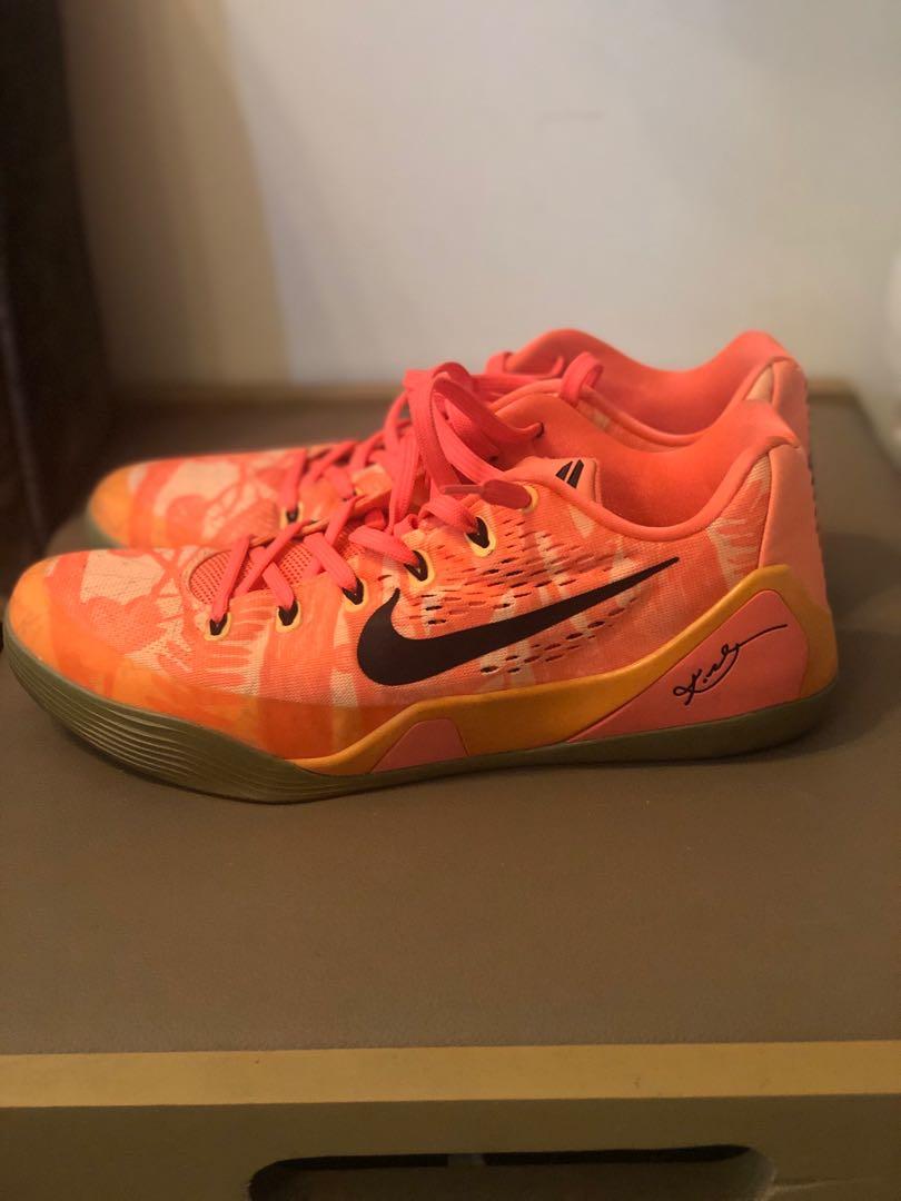 Nike Kobe 9 Bright Mango, Men'S Fashion, Footwear, Sneakers On Carousell
