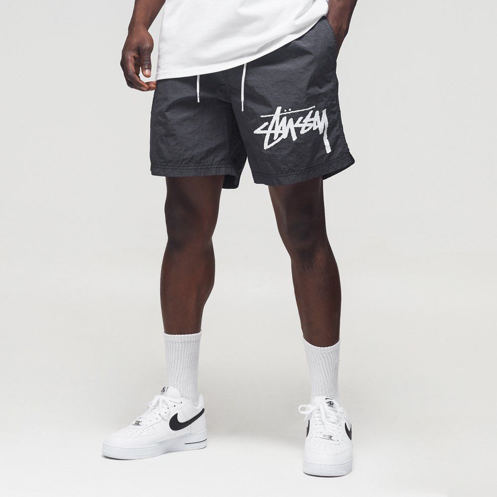 Nike x Stussy Water Short Off Noir, Men's Fashion, Bottoms, Jeans ...