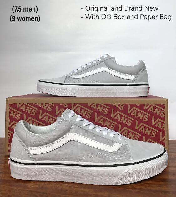 vans old skool gray dawn true white 