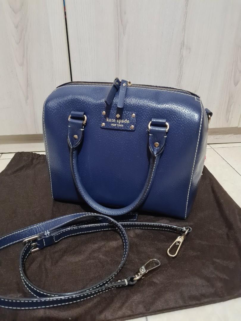 Kate Spade Blue Bowling Bag