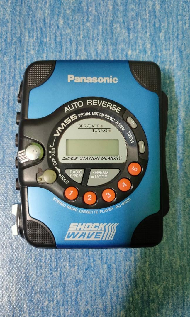 Panasonic Shock Wave RQ-SW20 Cassette Player, Hobbies & Toys