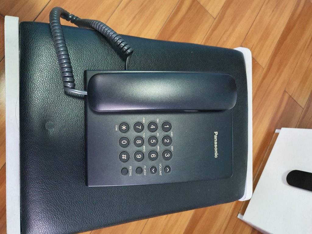 Panasonic Telephone Handset (Black), Audio, Voice Recorders on Carousell