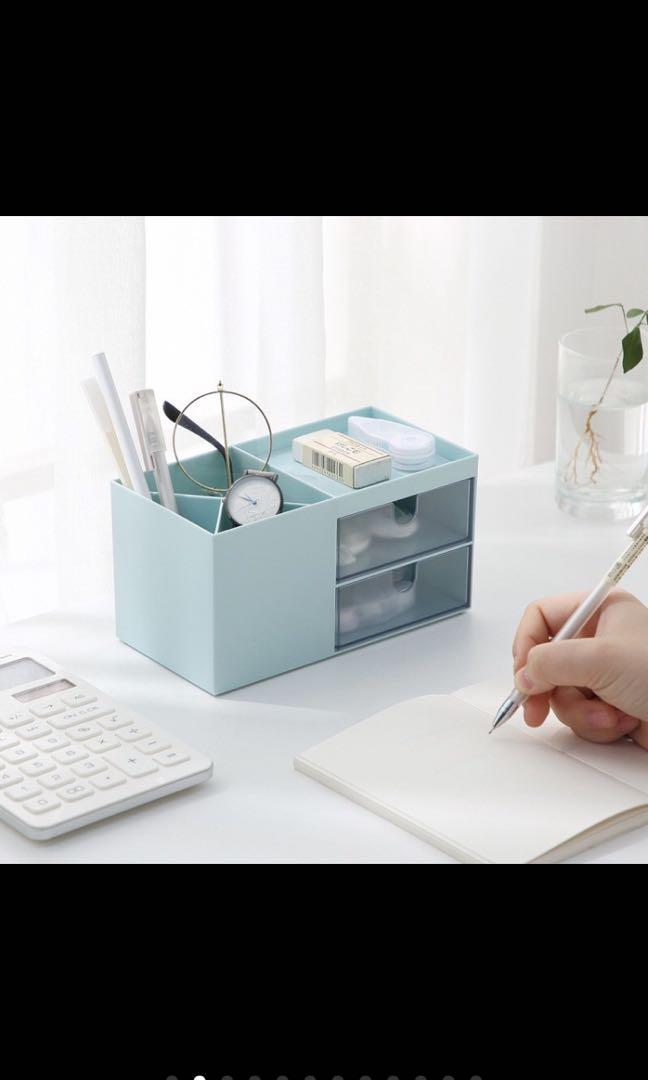 Plastic Desktop Organizers with Drawers (Category: Storage Boxes & Baskets) located in Taguig. Submitted by endlessbliss_ph (Listing ID 1056050729, Image 2). Description: Swipe left for exact measurements. FOR PRE-ORDER 5-12 days ETA, usually arrives earlier.