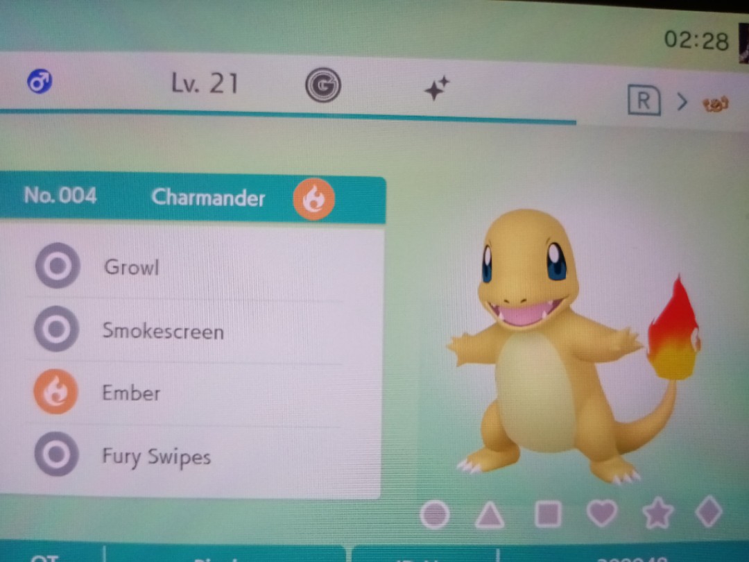Pokemon Sword & Shield Shiny Charmander, Toys & Games, Video Gaming