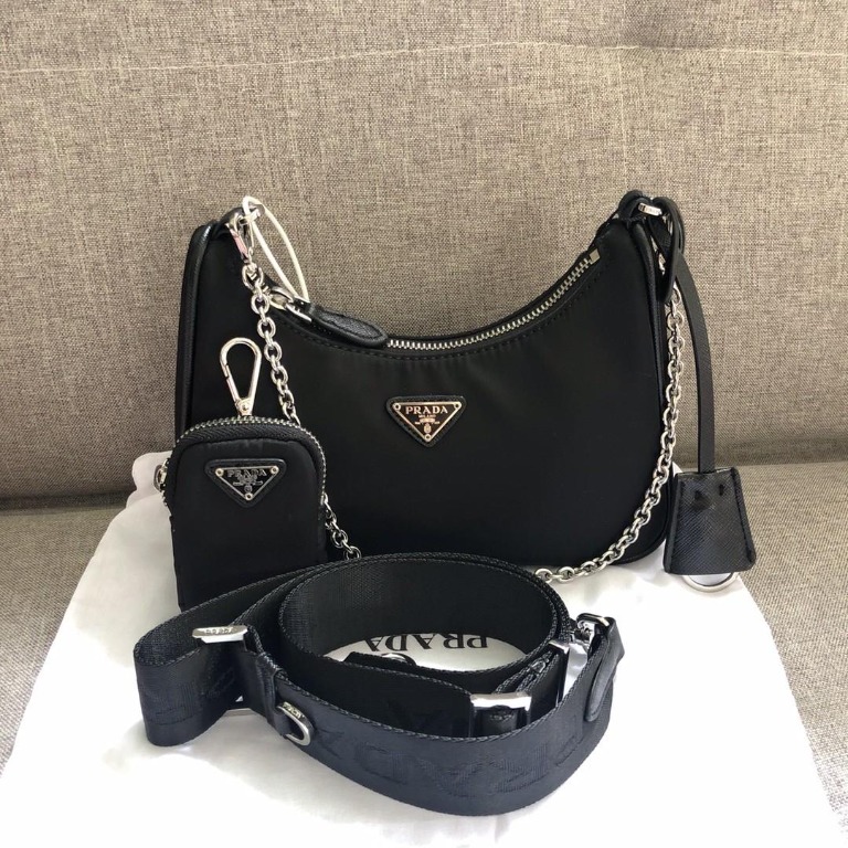 Prada hobo bag 3 in 1 price hot sale
