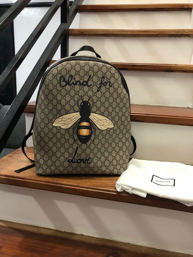 gucci backpack bumblebee