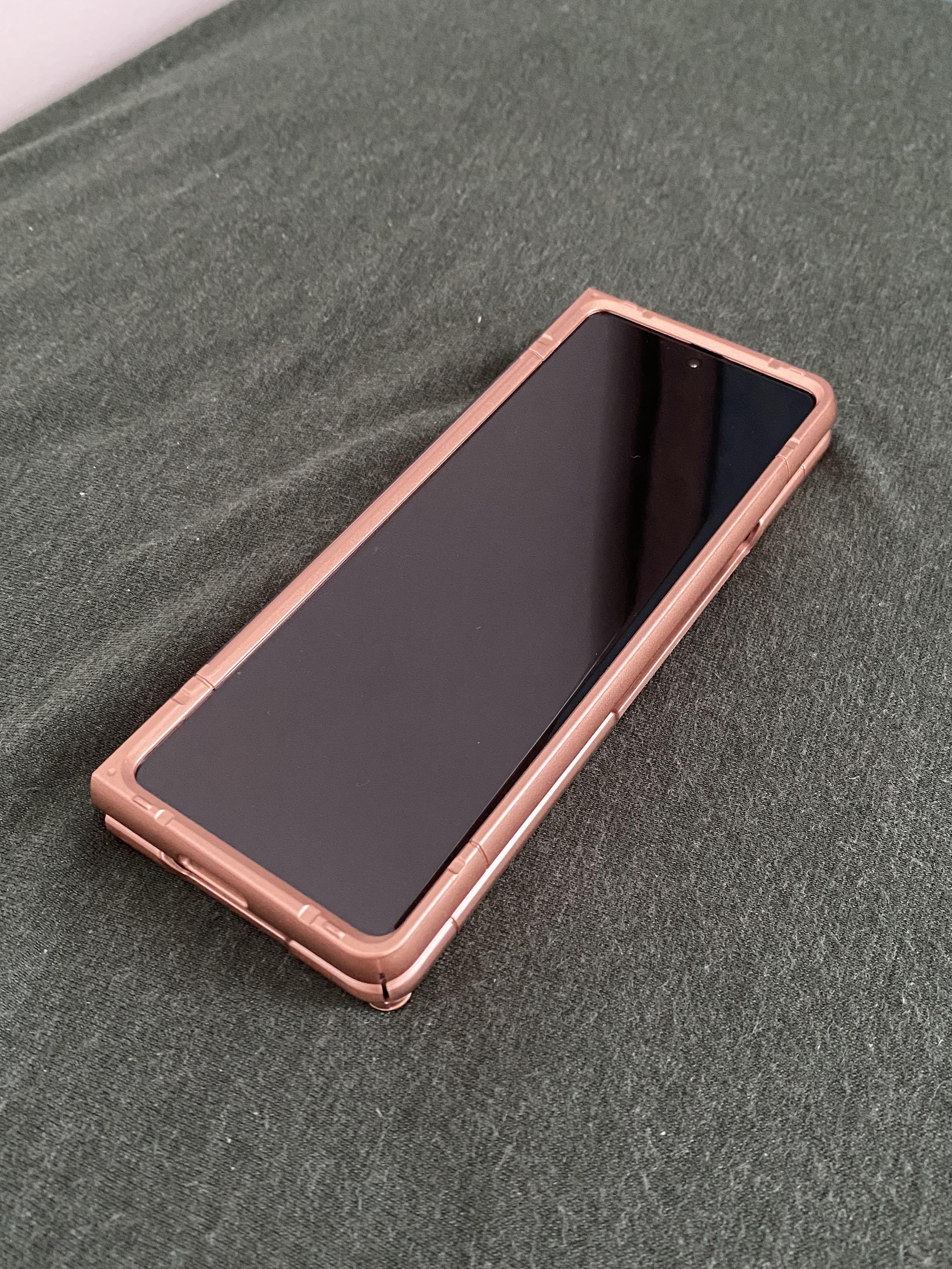 Samsung Galaxy Z Fold2 5g Mystic Bronze Almost Like New Mobile Phones Tablets Android Phones Samsung On Carousell