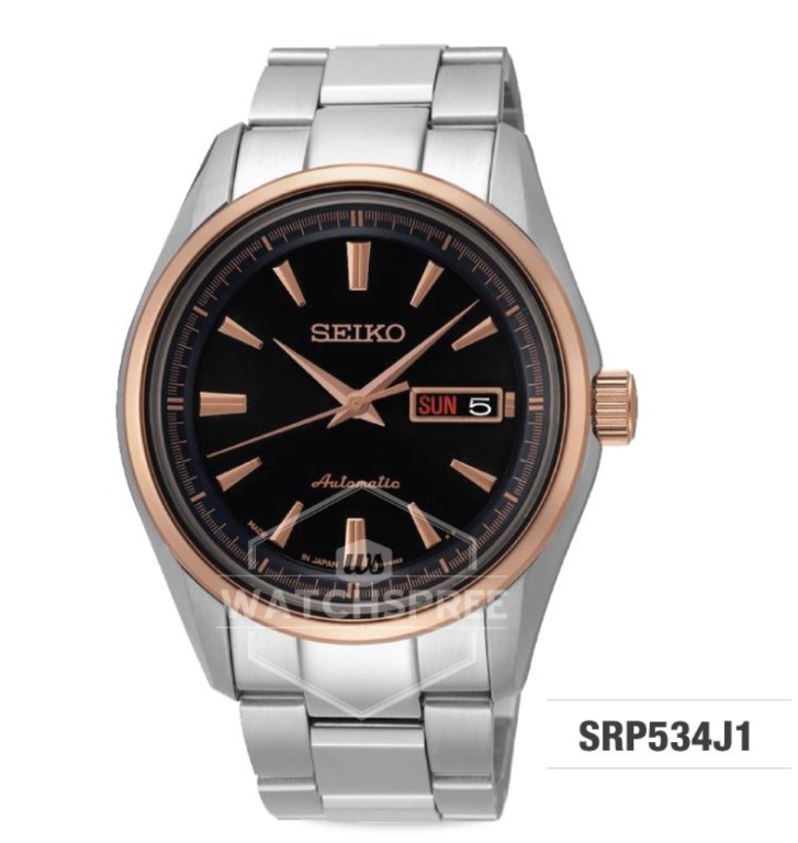 SEIKO PRESAGE SARY057 Automatic Two Tone Rose Gold Men s