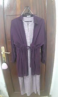 Set Longdress + Outer Purple and Lilac