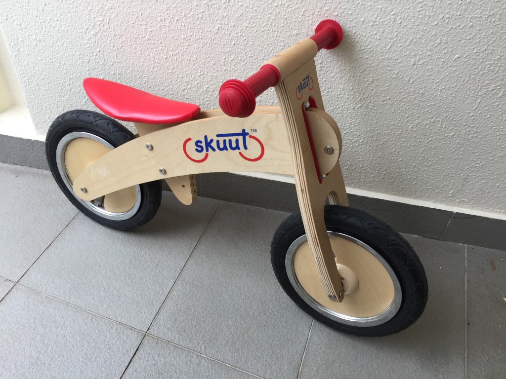 Skuut Wooden Balance Bike Babies Kids Infant Playtime on Carousell