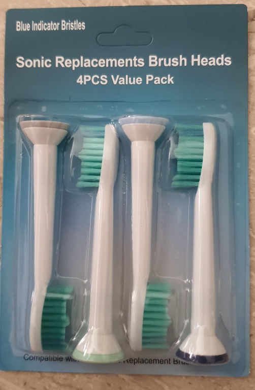 Sonic Replacement Brush Heads 4 Pieces, Health & Beauty, Bath & Body on
