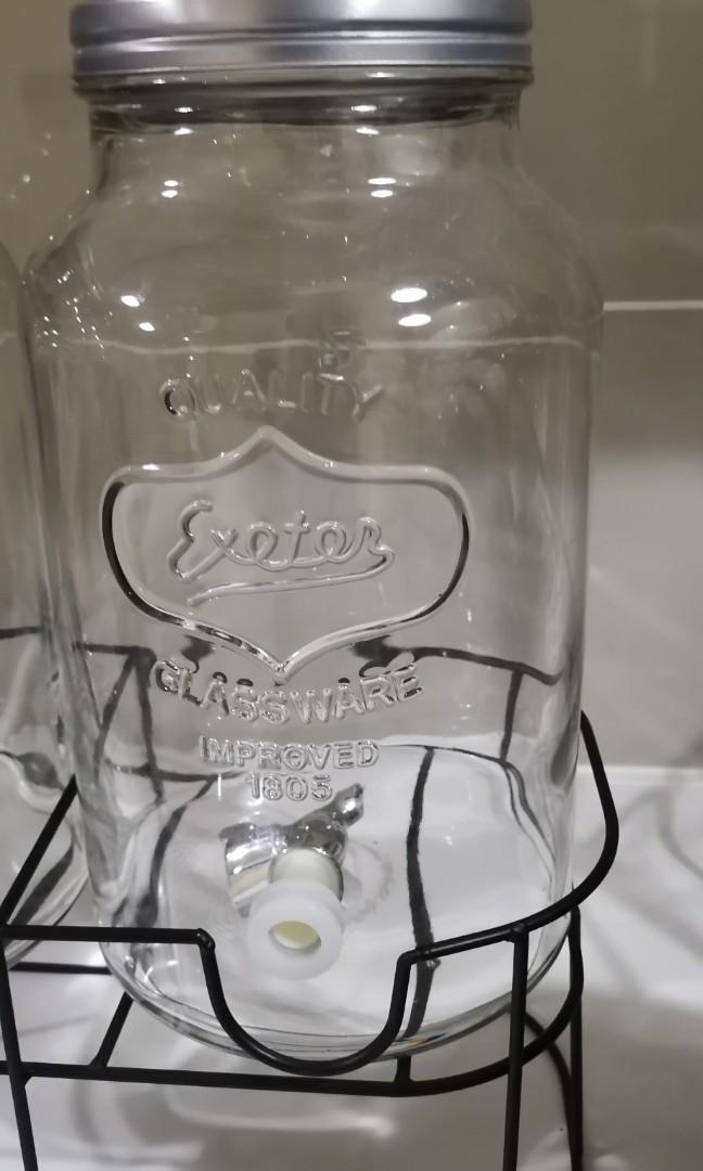 Cooper & Co Twin Drink Dispensers On Stand Clear