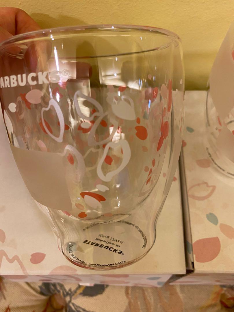 (Set of 2) Starbucks doublewalled Glass Mug , Furniture & Home Living