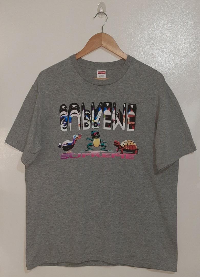 Supreme friends outlet tee grey