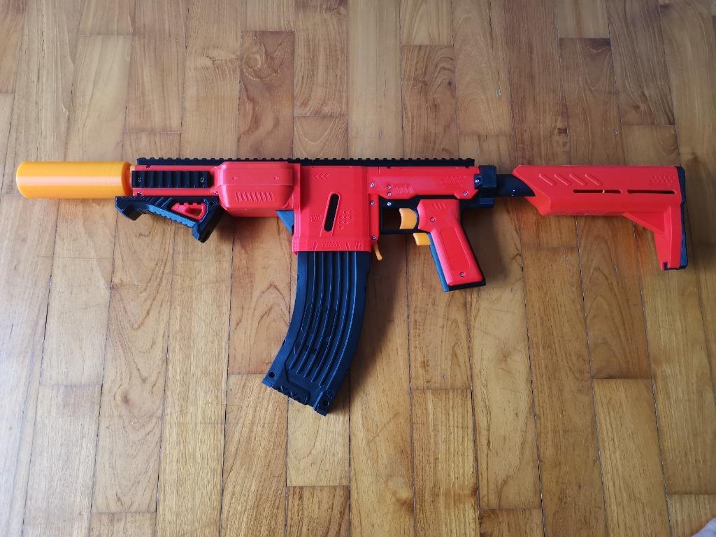 The Gryphon Nerf/Foam Dart Blaster, Hobbies & Toys, Toys & Games on