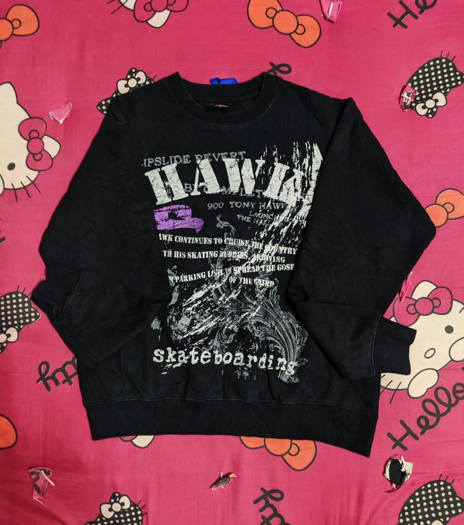 Tony Hawk Skateboarding Sweatshirt Baju Bundle Murah Men S Fashion Clothes Tops On Carousell